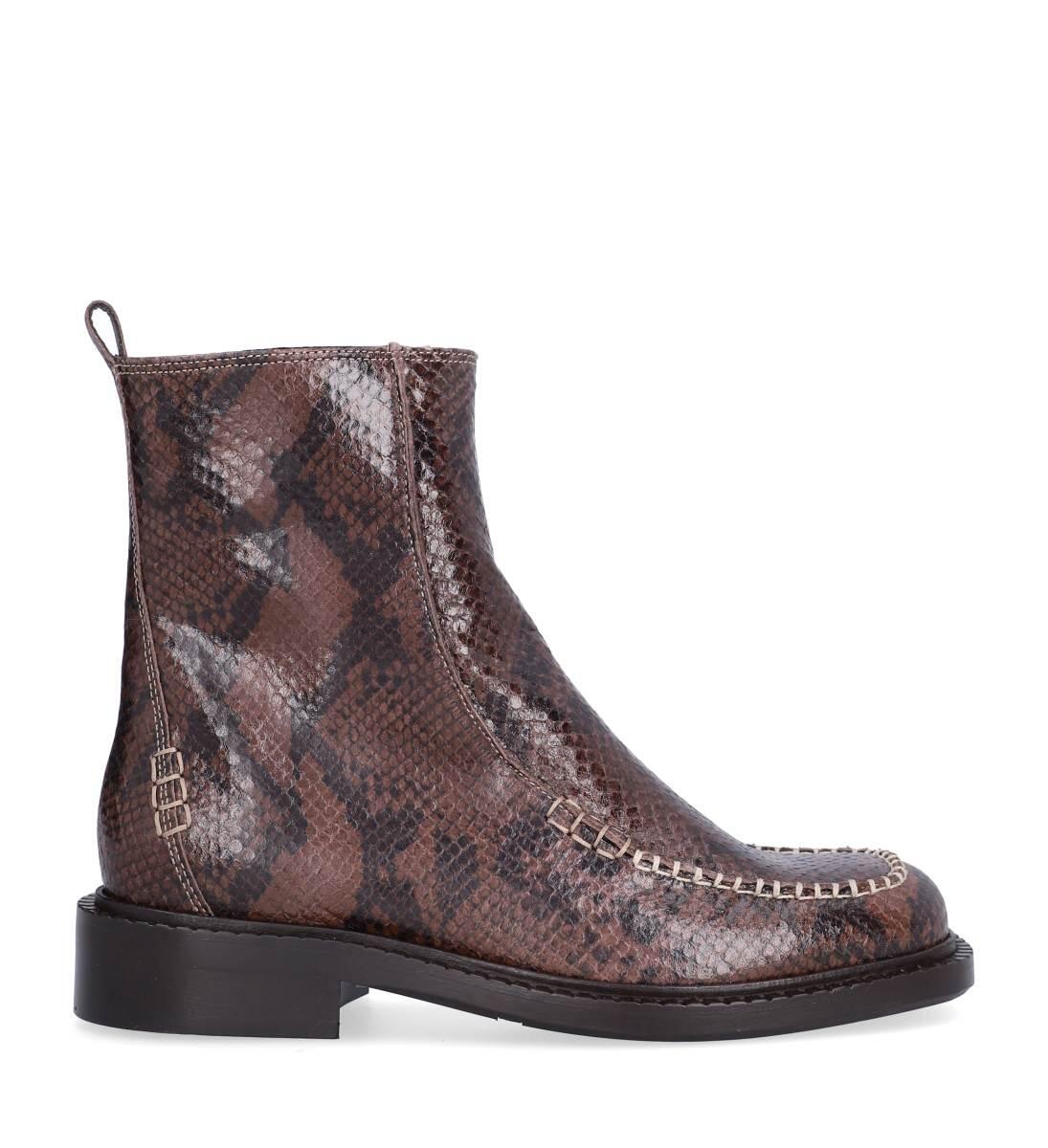 B1183 Støvler - Brown Akyra Snake 36